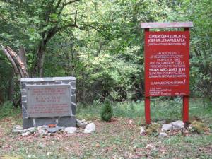 7. Obeležje na mestu pesnikove smrti